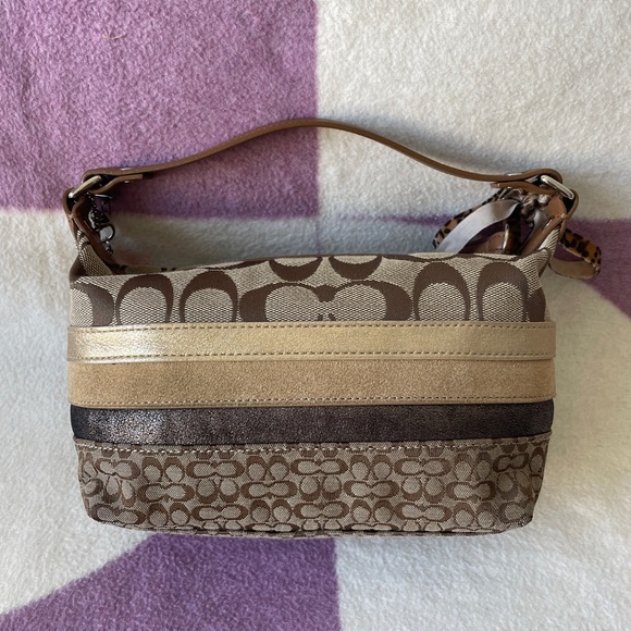 Coach Signature Mini Pouchette Bag - Picture 2 of 11